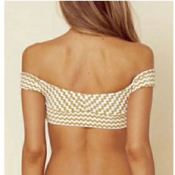 Blue Life Roped Up Off Shoulder Bikini Top size XS - Picture 2 of 12